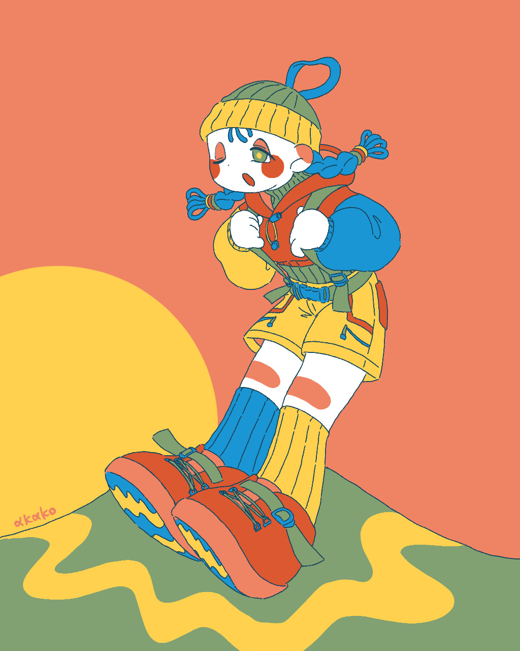 山登るぞリュック